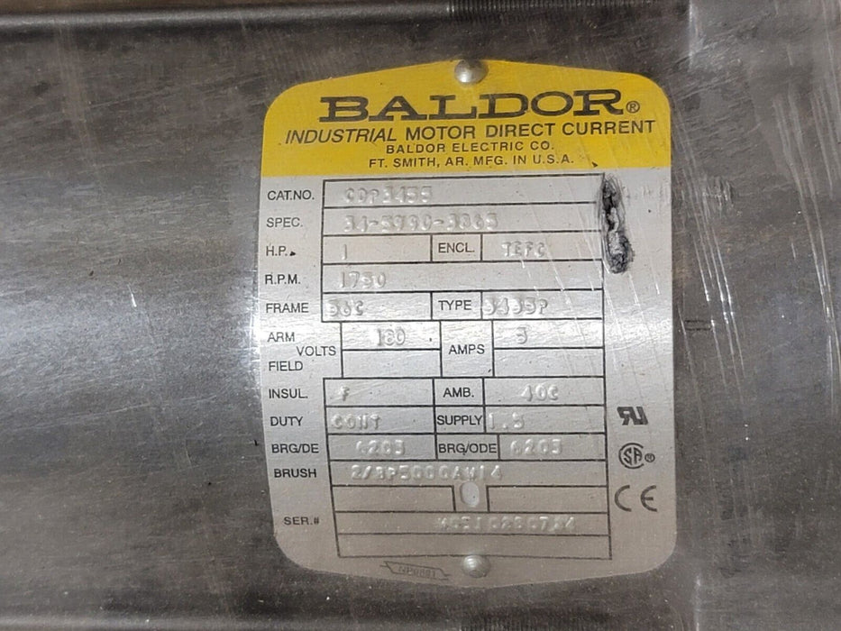 NEW ABB BALDOR CDP3455 PERMANENT MAGNET MOTOR 1HP 1750RPM 56C