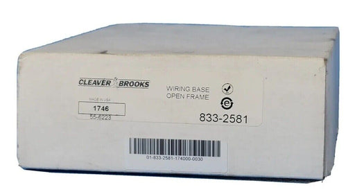 NIB CLEAVER BROOKS 833-2581 WIRING BASE OPEN FRAME 8332581
