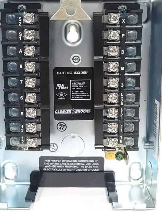 NIB CLEAVER BROOKS 833-2581 WIRING BASE OPEN FRAME 8332581