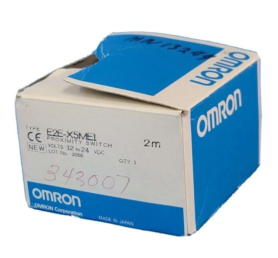 NIB OMRON E2E-X5ME1 PROXIMITY SWITCH 12 TO 24 VDC, E2EX5ME1