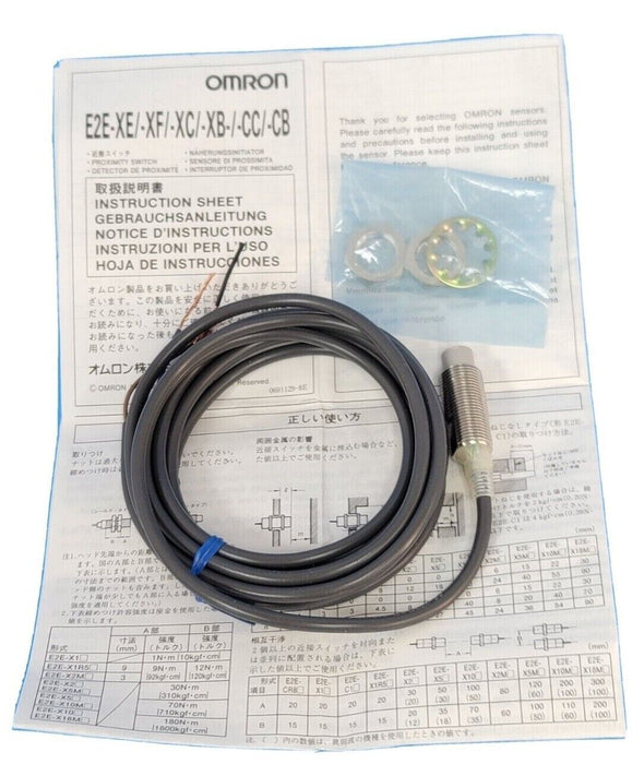 NIB OMRON E2E-X5ME1 PROXIMITY SWITCH 12 TO 24 VDC, E2EX5ME1