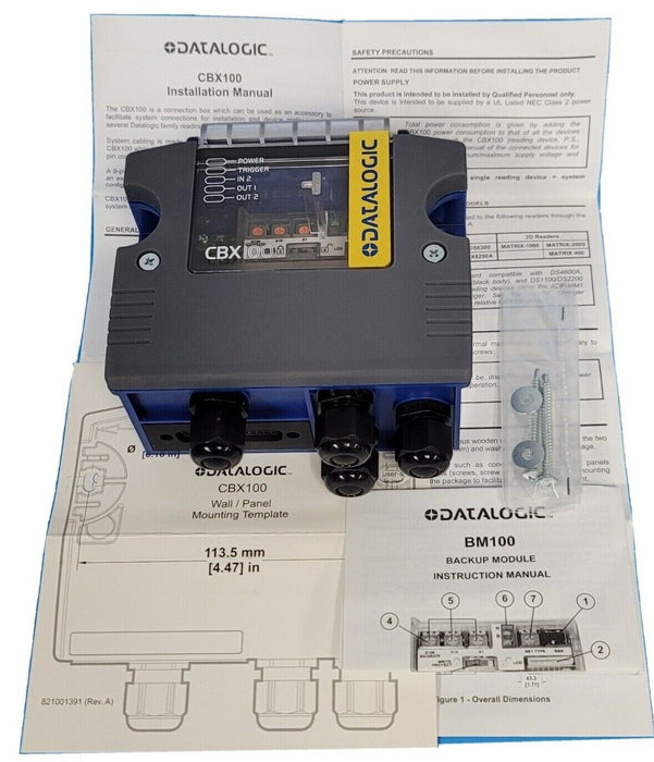 NEW DATALOGIC 93A301076 CBX100 ALL IN ONE CONNECTION BOX