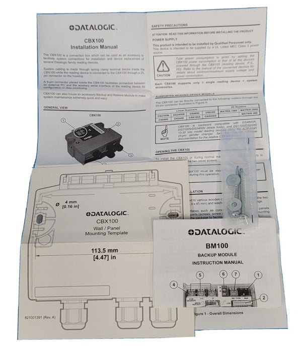 NEW DATALOGIC 93A301076 CBX100 ALL IN ONE CONNECTION BOX