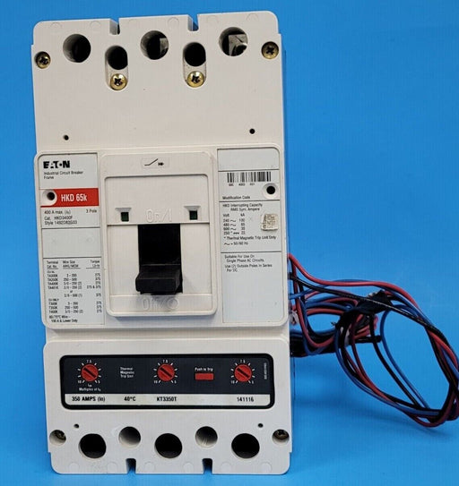 EATON CUTLER HAMMER HKD3400F CIRCUIT BREAKER STYLE 1492D82G03, N05NFXRS3A
