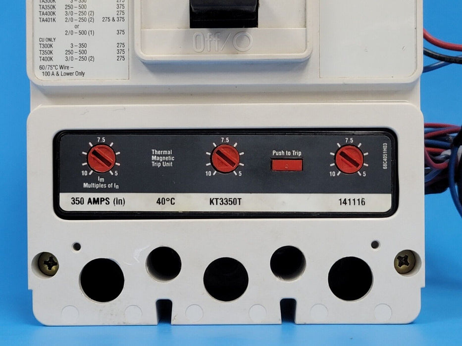 EATON CUTLER HAMMER HKD3400F CIRCUIT BREAKER STYLE 1492D82G03, N05NFXRS3A