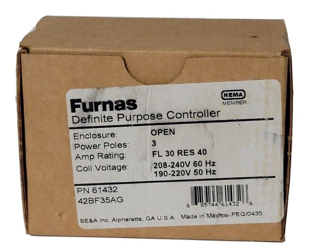 NEW SIEMENS FURNAS 42BF35AG DEFINITE PURPOSE CONTROLLER 61432