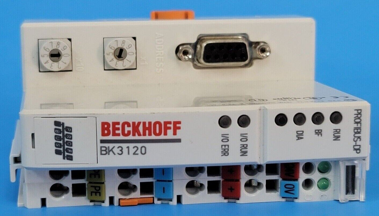 BECKHOFF BK3120 PROFIBUS Coupler PROFIBUS-DP 24VDC