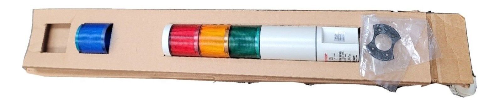 NEW FEDERAL SIGNAL MSL3-120 3-HIGH STATUS INDICATOR SERIES A 120VAC MSL3120