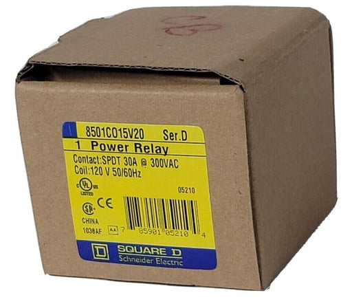 NEW SQUARE D 8501CO15V20 /D POWER RELAY 50/60Hz