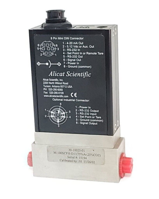 NEW ALICAT SCIENTIFIC M-100SCFH-D-I MASS FLOW METER 30-10025-01 M100SCFHDI