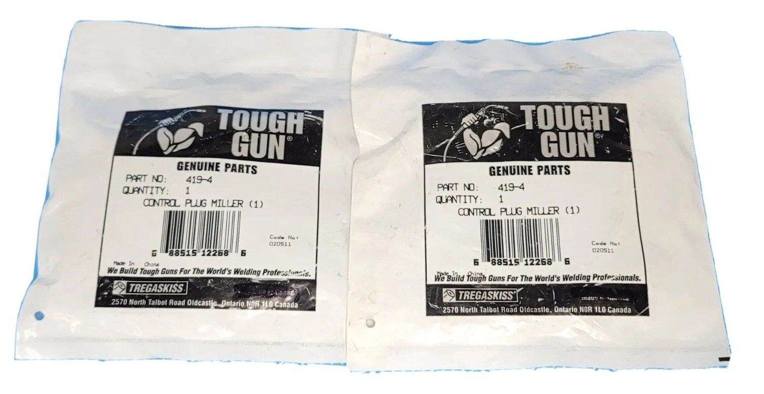 LOT OF 2 NEW BERNARD TOUGH GUN 419-4 MILLER CONTROL PLUG 4194