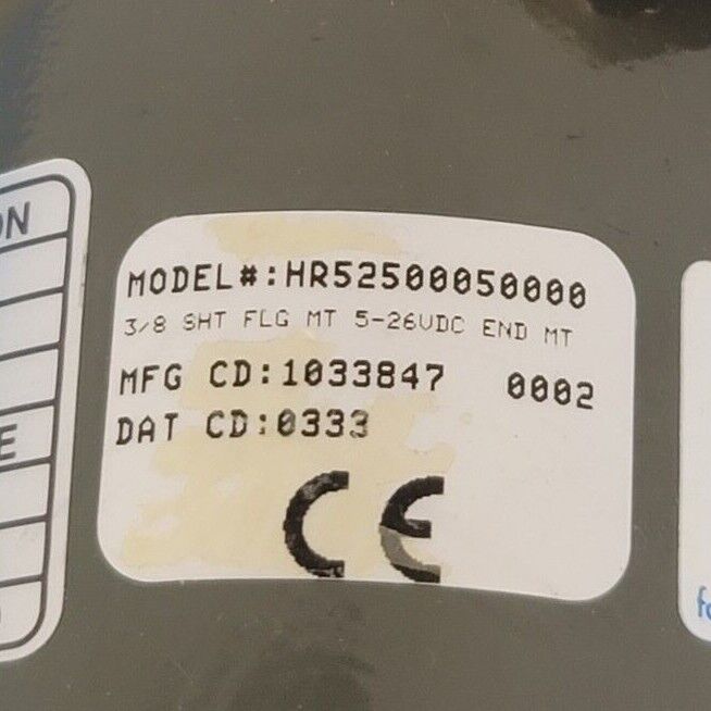 NEW DYNAPAR HR52500050000 ENCODER 3/8'' SHT FLG MT 5-26VDC END MT