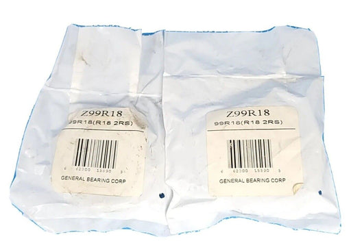 LOT OF 2 NEW GENERAL BEARING CORP. Z99R18 BEARINGS