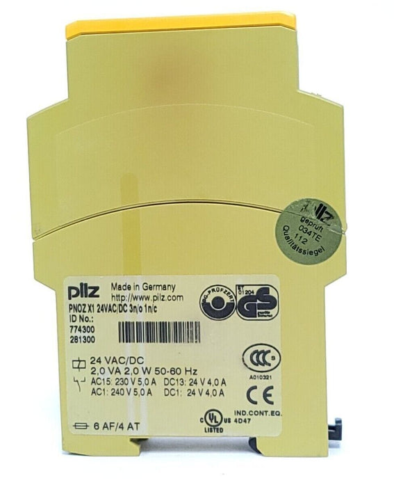 PILZ PNOZ X1 24VAC/DC 3n/o 1n/c SAFETY RELAY 774300 PNOZX1