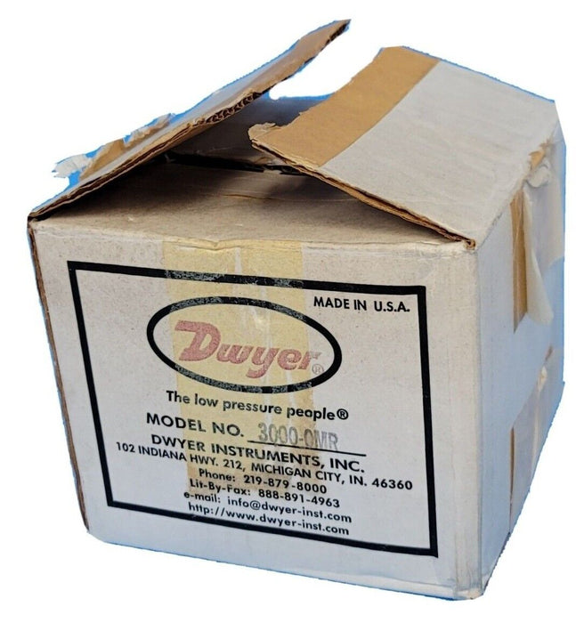 NEW DWYER 3000-0MR PHOTOHELIC PRESSURE GAUGE 3000MR 3000-OMR 3000OMR