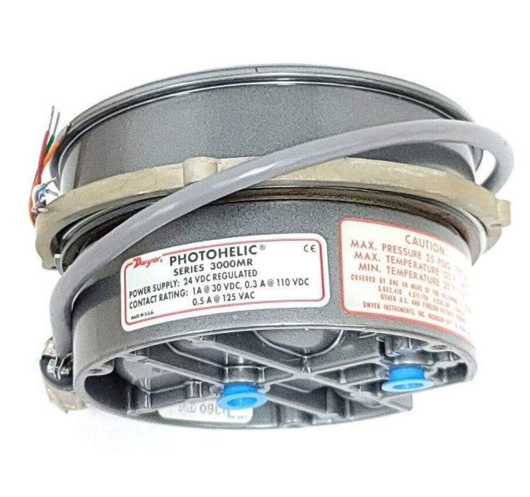 NEW DWYER 3000-0MR PHOTOHELIC PRESSURE GAUGE 3000MR 3000-OMR 3000OMR
