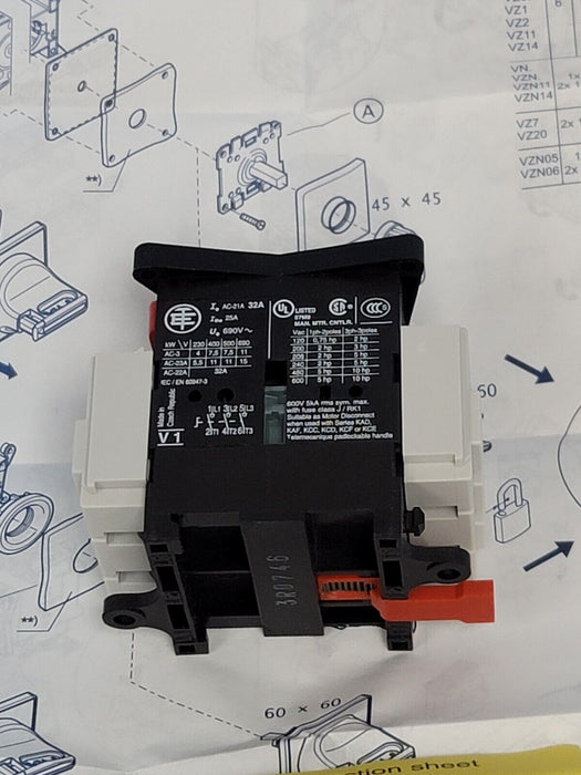 NEW TELEMECANIQUE VCF1 MAIN EMERGENCY SWITCH DISCONNECT + HANDLE