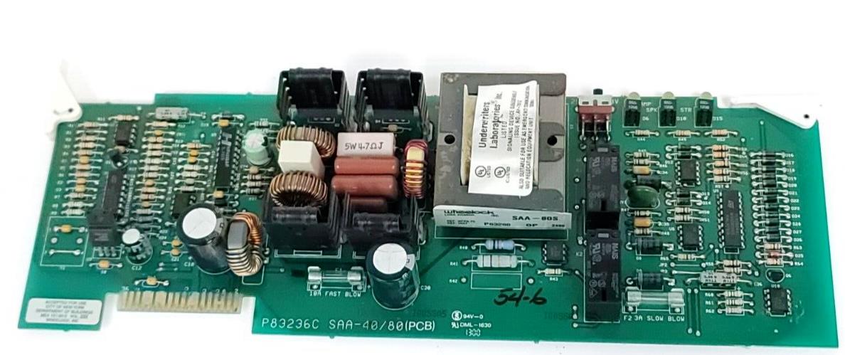 WHEELOCK SAA-80S P83236C SAA-40/80(PCB) AUDIO AMPLIFIER SAA80S