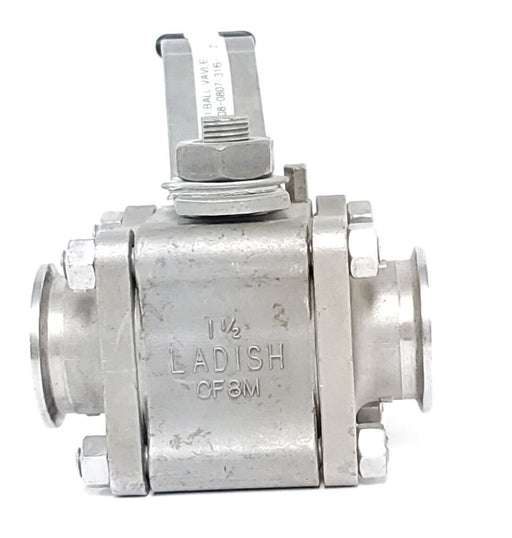 NEW LADISH 4308-0807-15 BALL VALVE 1-1/2'' 316SS 4308-0807 4308080715