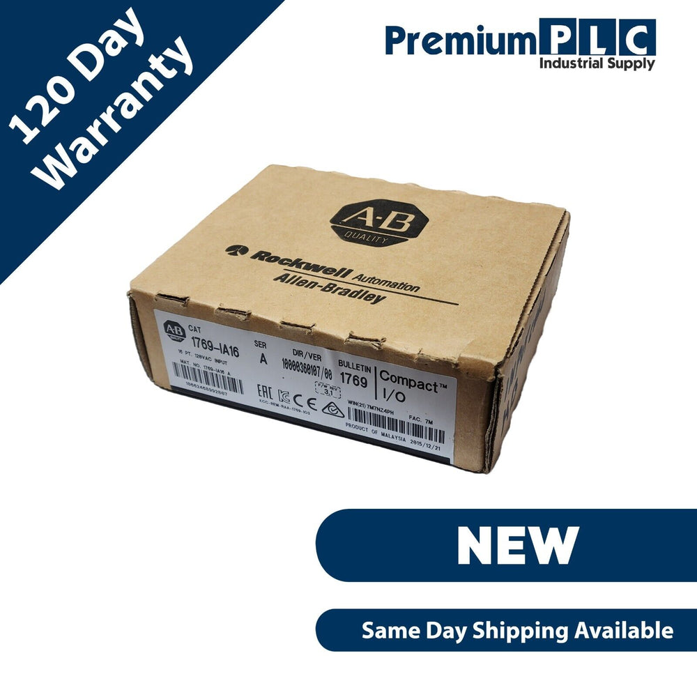 NEW ALLEN BRADLEY 1769-IA16 /A CompactLogix INPUT MODULE F/W REV. 3.1 1769IA16