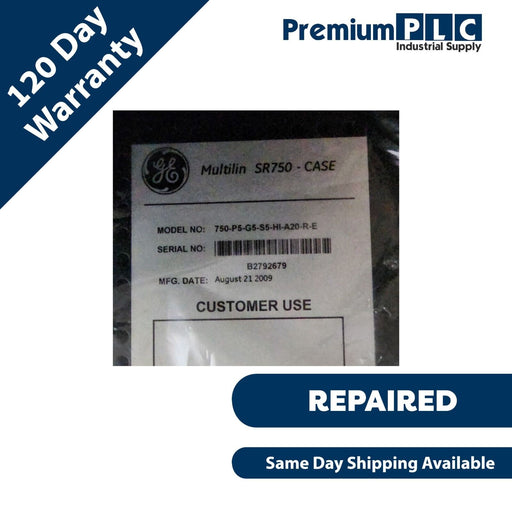 GE MULTILIN 750-P5-G5-S5-HI-A20-R-E SR750 FEEDER MANAGEMENT RELAY W/ SR750-CASE