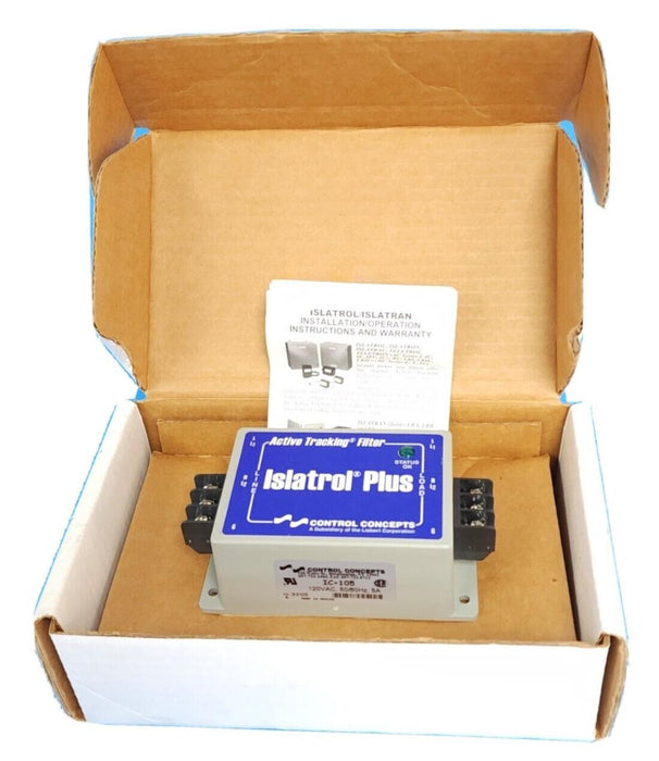 NIB CONTROL CONCEPTS IC+105 ISLATROL PLUS 120VAC, 50/60HZ, 5A