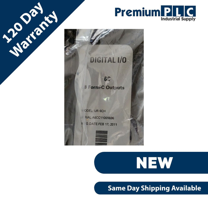NEW GE MULTILIN UR 6CH / UR6CH UNIVERSAL RELAY C60 DIGITAL I/O 6C OUTPUT UR-6CH
