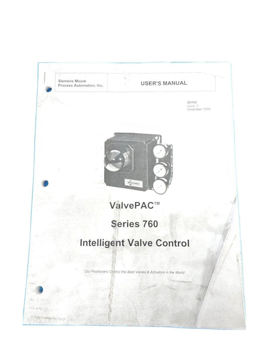 NEW SIEMENS MOORE 760P11JAAGNNB7 POSITIONER SERIES 760 ValvePAC