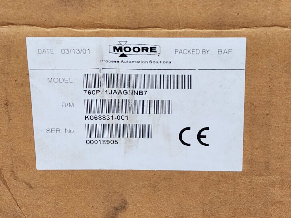 NEW SIEMENS MOORE 760P11JAAGNNB7 POSITIONER SERIES 760 ValvePAC