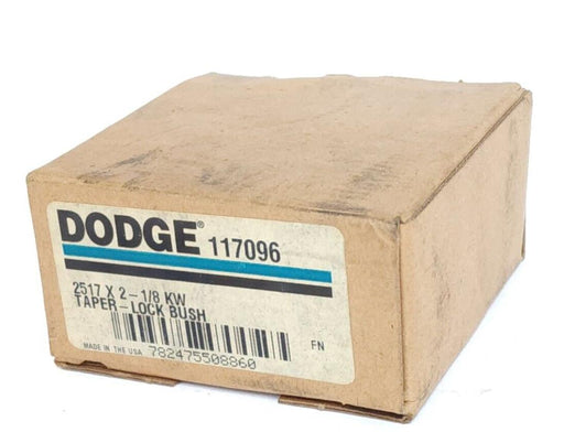 NIB DODGE 117096 TAPER LOCK BUSHING 2517 X 2 1/8 KW