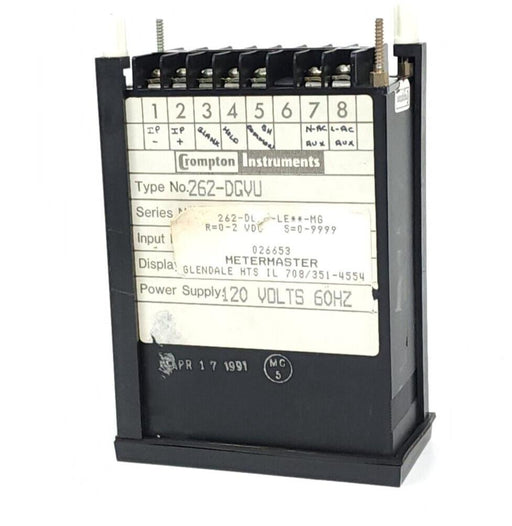 CROMPTON INSTRUMENTS 262-DGVU-LE**-MG DIGITAL INDICATOR 262-DGVU / 262DGVU