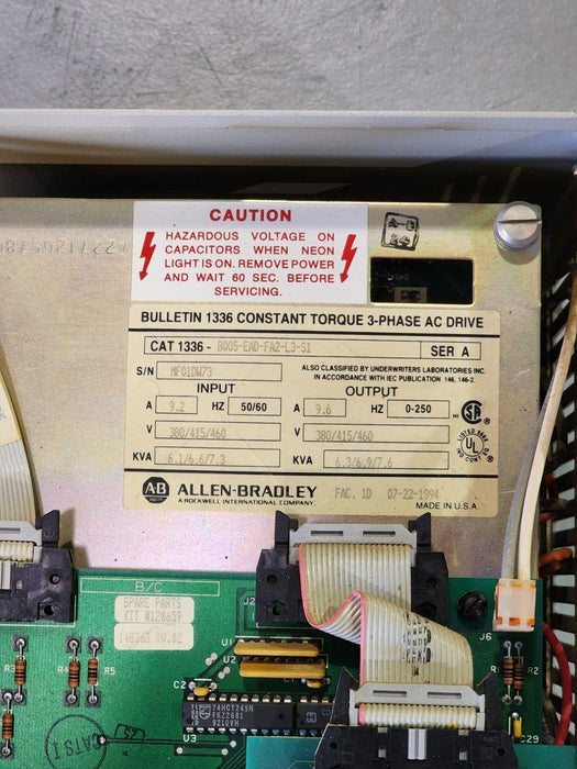 REPAIRED ALLEN BRADLEY 1336-B005-EAD-FA2-L3-S1 /A 1336 AC DRIVE 1336EADFA2L3S1