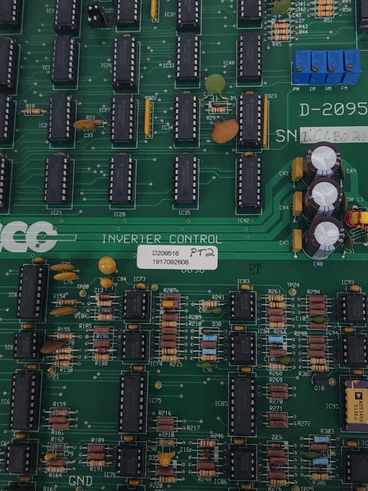 TOCCO D-209516 / D209516 INVERTER CONTROL BOARD 4 RELAY 8 INPUT
