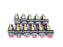 LOT OF 12 FUJI ELECTRIC 70C-IA / 70CIA FLUSH RED PUSHBUTTON CONTACT BLOCK 600V