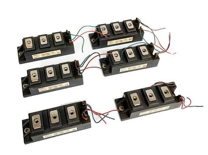 LOT OF 6 FUJI ELECTRIC 2MBI50N-120 / 2MBI50N120 IGBT MODULES 50A 1200V