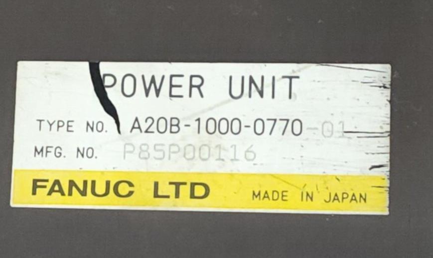 FANUC A20B-1000-0770-01 / A20B1000077001 POWER UNIT P85P00116