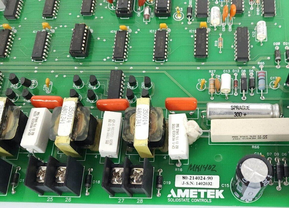 NEW AMETEK 80-214024-90 CIRCUIT BOARD 70-411402-90 REV. B 8021402490
