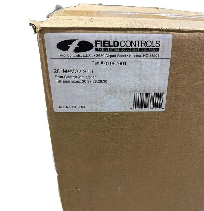 NEW FIELD CONTROLS 01967601 28'' M+MG2-STD DRAFT CONTROL WITH COLLAR