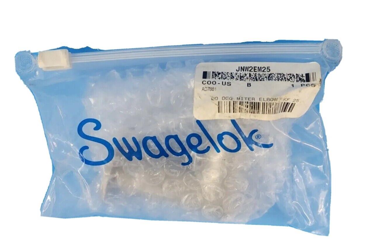 NEW SWAGELOK JNW2EM25 90 DEGREE MITER ELBOW / KF 25 C00-US COO-US