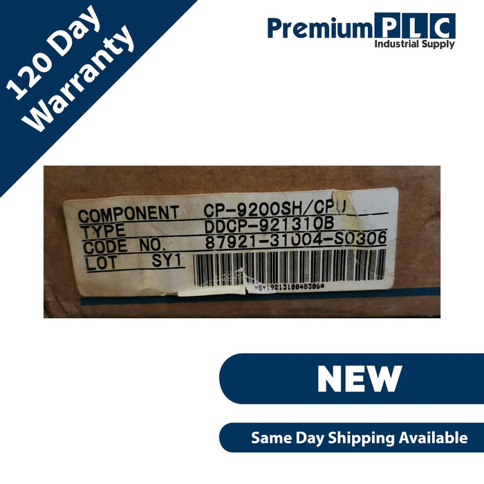 NEW YASKAWA ELECTRIC CP-9200SH/CPU SER. CPU SERVO CONTROLLER TYPE: DDCP-921310B