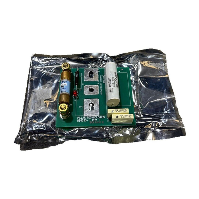 NEW PILLAR TECHNOLOGIES BB6283-1 / BB62831 REV. B SNUBBER CONTROL BOARD