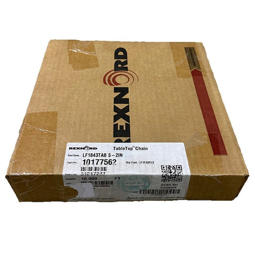 NEW REXNORD 10177562 LF1843TAB S-2IN TABLETOP CHAIN 10FT LF1843TK2