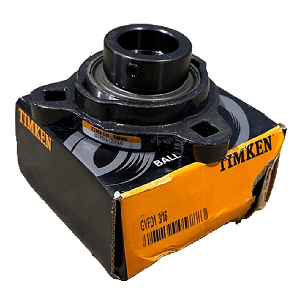 NEW TIMKEN GVFD1 3/16 / GVFD1316 FLANGE MOUNT BEARING 1-3/16''