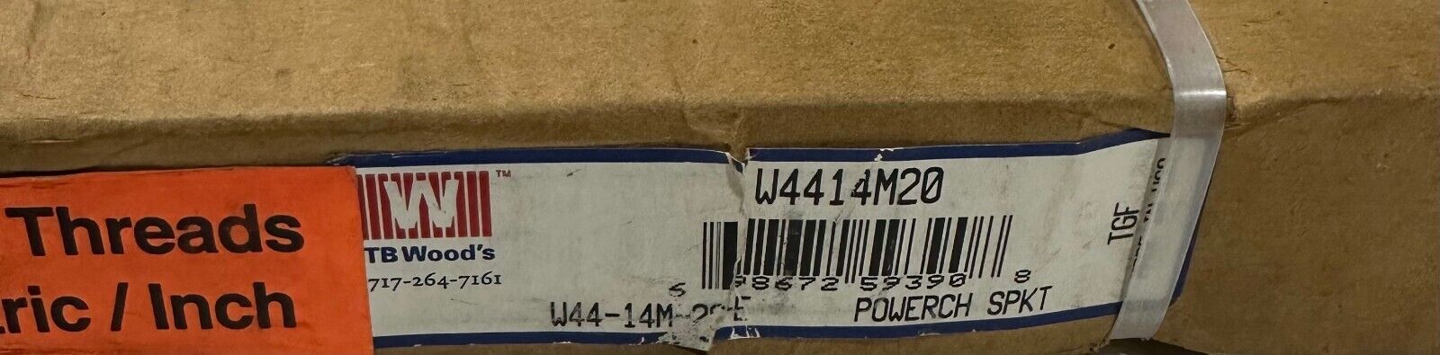 NEW TB WOODS W44-14M-20-E / W4414M20E POWERCH SPROCKET W4414M20 44PTH1 4-20