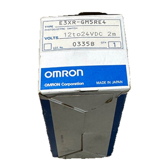 NEW OMRON E3XR-GM5RE4 / E3XRGM5RE4 PHOTOELECTRIC SWITCH 12-24VDC 2M