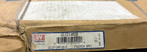 NEW TB WOODS W112-14M-20-E / W11214M20E POWERCH SPKT W11214M20 1 12PTH1 4-20