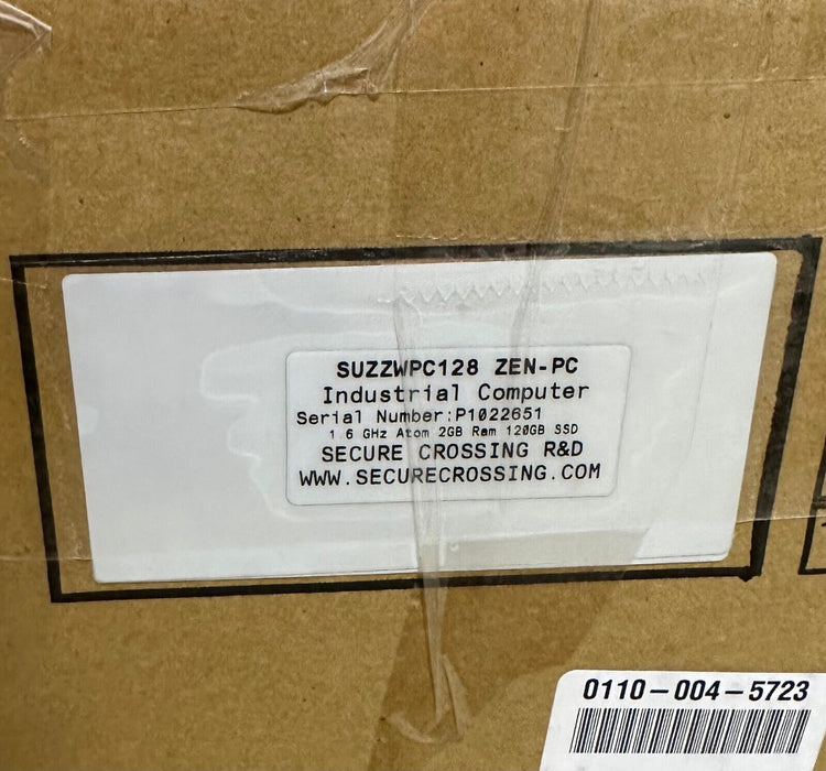 NEW SECURE CROSSING SUZZWPC128 ZEN-PC INDUSTRIAL COMPUTER ZENWALL-10 ACM