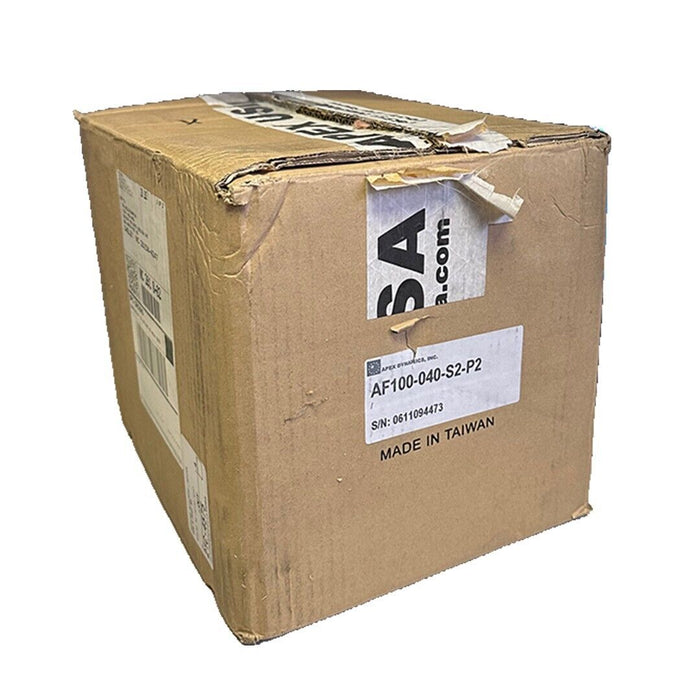 NEW APEX DYNAMINCS AF100-040-S2-P2 / AF100040S2P2 GEARBOX 40:1 RATIO AF100-S2-P2