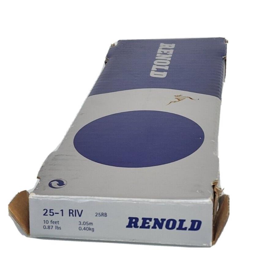 NIB RENOLD 25RB 25-1 RIV 10 FEET CHAIN