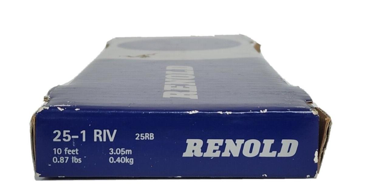 NIB RENOLD 25RB 25-1 RIV 10 FEET CHAIN